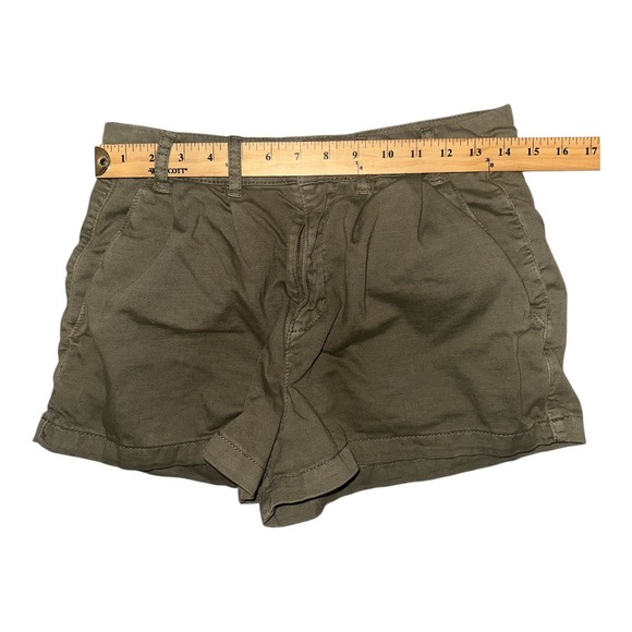 Free People Billie Green Chino Shorts, Size 4 - Picture 8 of 10